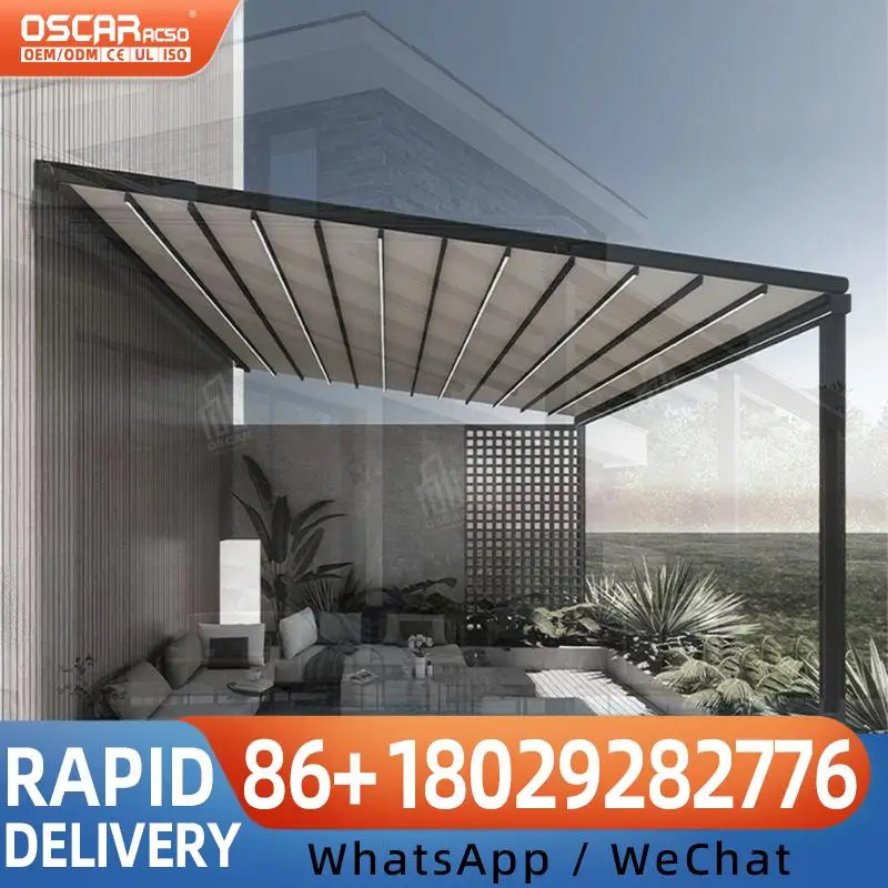 Luxury Full Cassette Motorized Retractable Awning with LED Lights New Patent Waterproof Remote Control for Patio Outdoor Garden
Luxury Full Cassette Motorized Retractable Awning with LED Lights New Patent Waterproof Remote Control for Patio Outdoor Garden