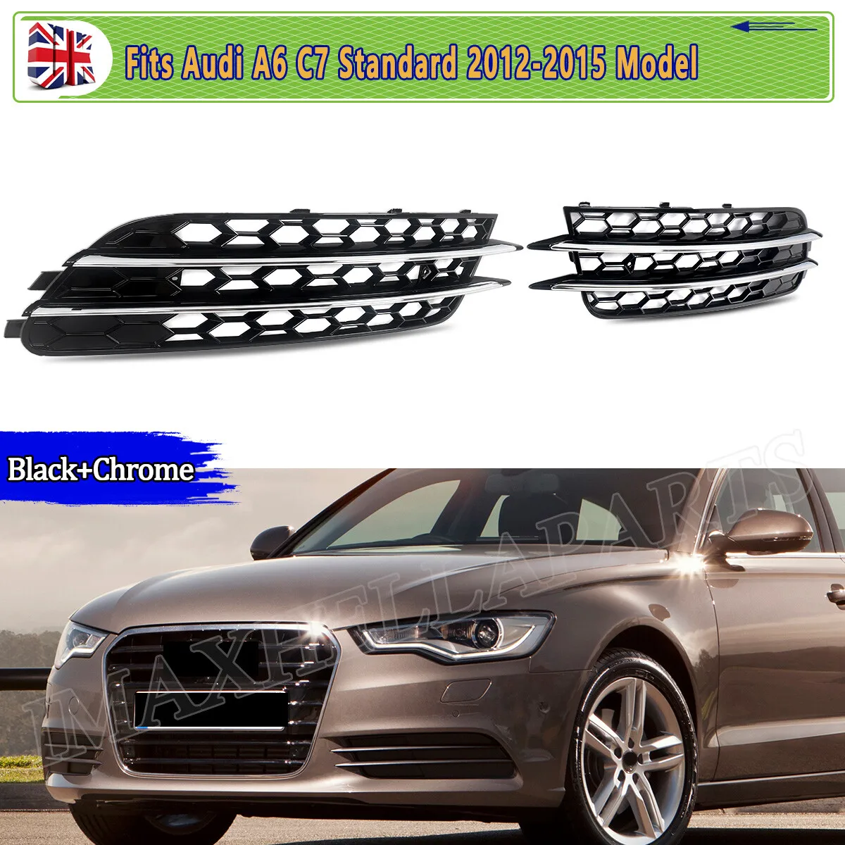 Honeycomb Grid Fog Light Grille For Audi A6 C7 2012 2013 2014 2015 Front Bumper Fog Lamp Grill Mesh Cover Bezels Frame Cap Trim
Honeycomb Grid Fog Light Grille For Audi A6 C7 2012 2013 2014 2015 Front Bumper Fog Lamp Grill Mesh Cover Bezels Frame Cap Trim