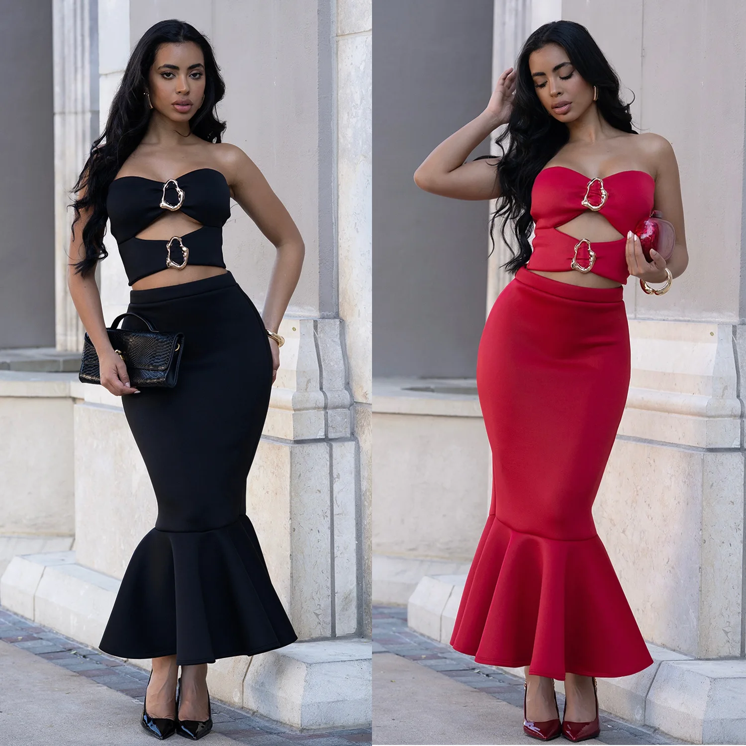 Sexy Crop Tops Mini Dress Two Piece Sets 2026 Women Summer Clothes Club Outfit Elegant Club Party Dress 2 Piece Skirt Set
Sexy Crop Tops Mini Dress Two Piece Sets 2026 Women Summer Clothes Club Outfit Elegant Club Party Dress 2 Piece Skirt Set