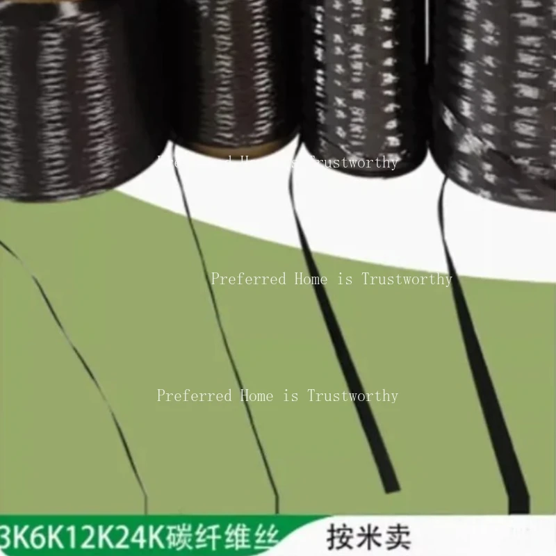 High Modulus 1k/3K/6K/12K/24K Carbon Fiber Roving Yarn Filament Conductive Heating Filament 3800Mpa 10m
High Modulus 1k/3K/6K/12K/24K Carbon Fiber Roving Yarn Filament Conductive Heating Filament 3800Mpa 10m