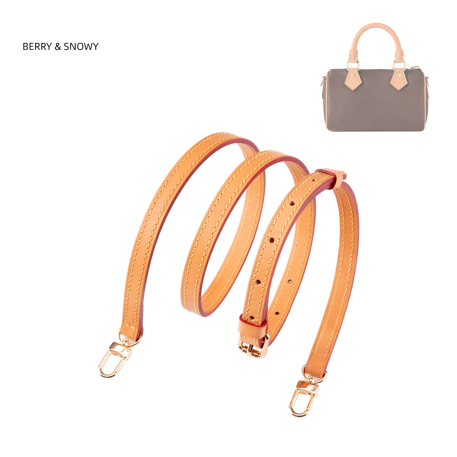 Berry&Snowy Genuine Leather Replacement Strap for Speedy 20 25 30 Alma NéoNoé shoulder Bag luxury Vachetta Crossbody Strap
Berry&Snowy Genuine Leather Replacement Strap for Speedy 20 25 30 Alma NéoNoé shoulder Bag luxury Vachetta Crossbody Strap