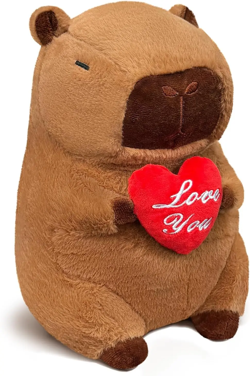12 Inch Cute Capybara Plush Stuffed Animal with Red Heart, Kawaii Pillow for Valentine's Day Gifts and Decorations
12 Inch Cute Capybara Plush Stuffed Animal with Red Heart, Kawaii Pillow for Valentine's Day Gifts and Decorations