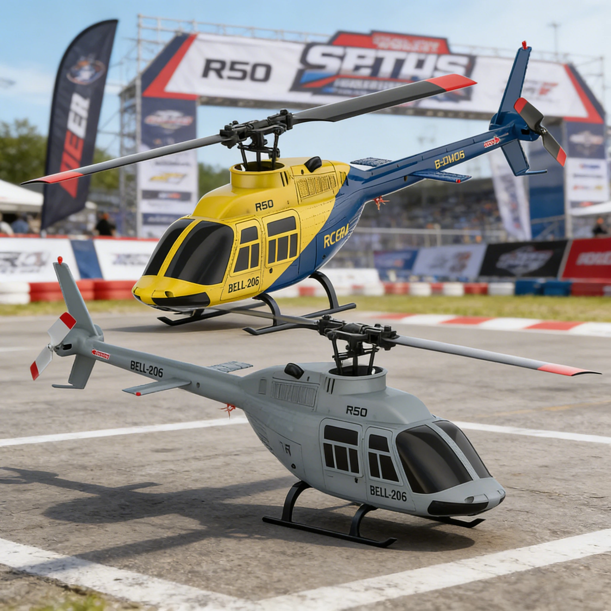 1/42 RC ERA A60 BELL206 RC Helicopter 4CH Single Blade Aileron Free 6-Axis Gyroscope 2.4G Altitude Hold Optical Flow Positioning
1/42 RC ERA A60 BELL206 RC Helicopter 4CH Single Blade Aileron Free 6-Axis Gyroscope 2.4G Altitude Hold Optical Flow Positioning