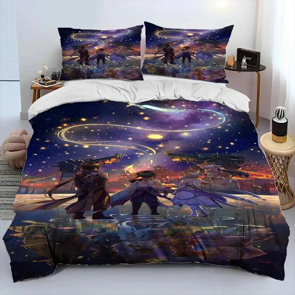 Anime Genshin Impact Game Bedding Set Boys Girls Twin Queen Size Duvet Cover Pillowcase Bed Kids Adult Home Textileextile
Anime Genshin Impact Game Bedding Set Boys Girls Twin Queen Size Duvet Cover Pillowcase Bed Kids Adult Home Textileextile