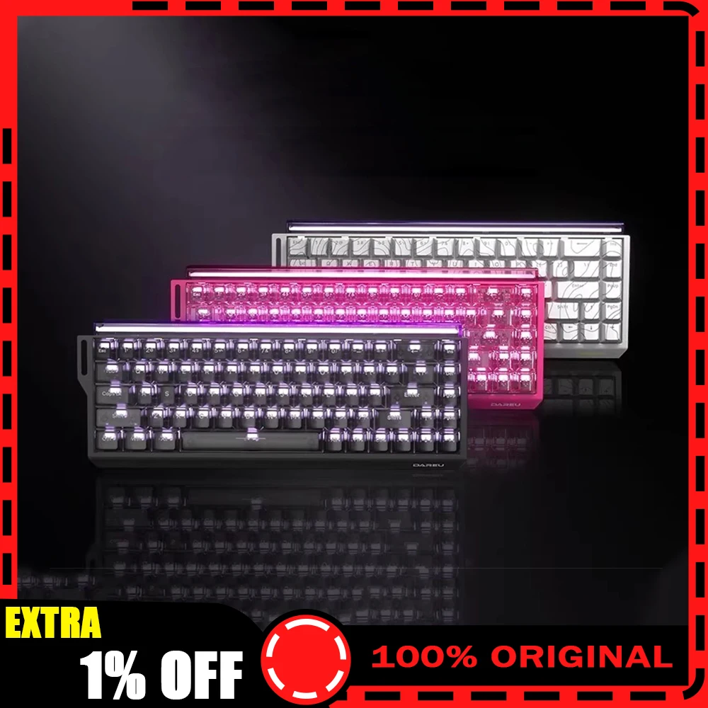 DAREU FK68 Magnetic Keyboard 8Khz Regulable RT Accuracy Low Delay RGB Gaming Mechanical Keyboard Gasket Hot Swap Pc Accessories
DAREU FK68 Magnetic Keyboard 8Khz Regulable RT Accuracy Low Delay RGB Gaming Mechanical Keyboard Gasket Hot Swap Pc Accessories