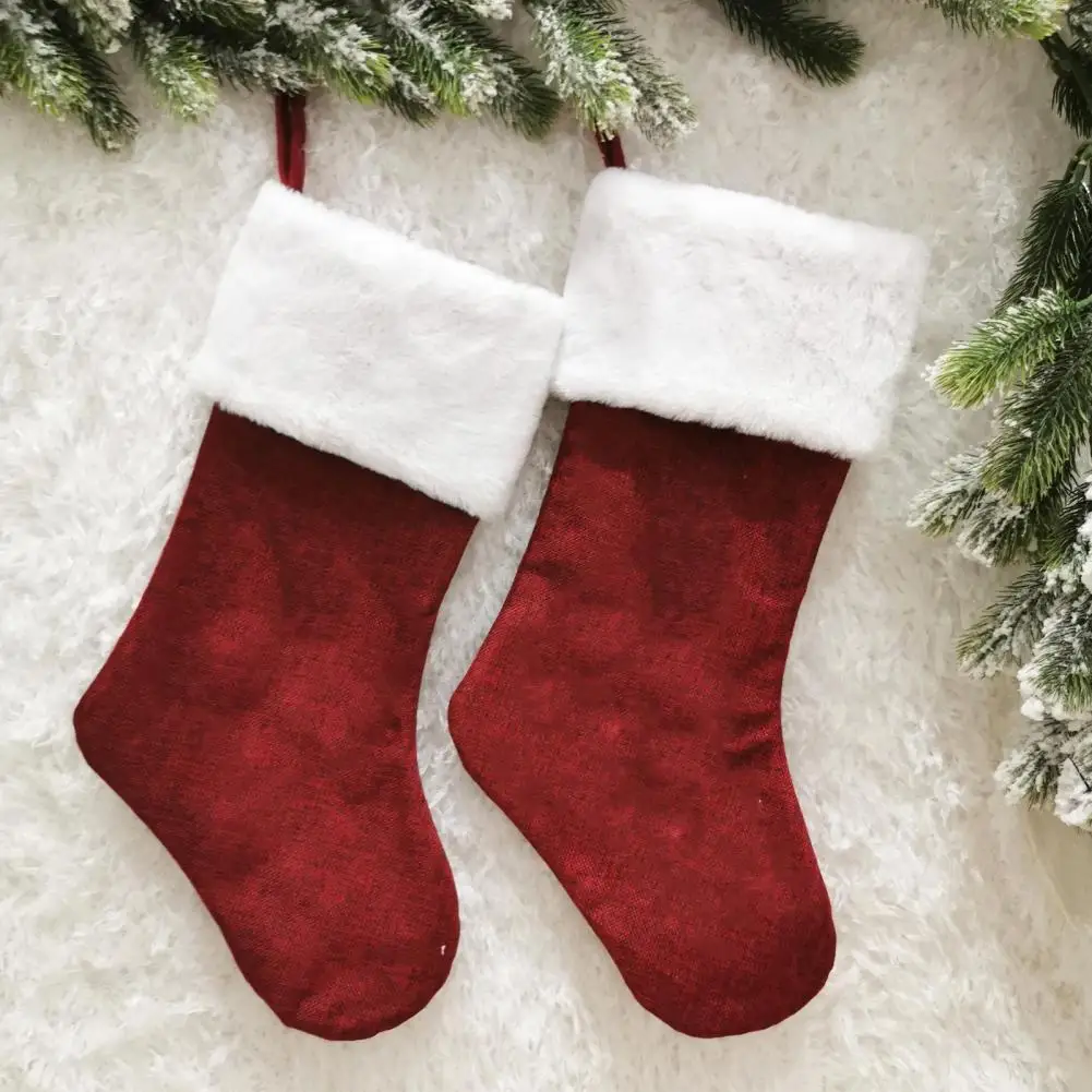 Contrast Color Christmas Stocking Candy Chocolate Christmas Stocking Festive Knitted Christmas Sock Gift Bag Plush for Reusable
Contrast Color Christmas Stocking Candy Chocolate Christmas Stocking Festive Knitted Christmas Sock Gift Bag Plush for Reusable