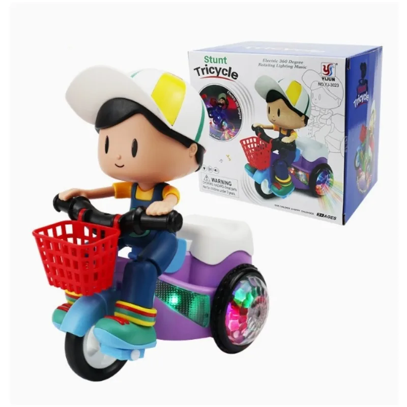 Robot Toys for Kids Spinning Stunt Car Toys Dancing Electric Trike Kids 360 Degree Rotating Toy Interactive Toy with Music Light
Robot Toys for Kids Spinning Stunt Car Toys Dancing Electric Trike Kids 360 Degree Rotating Toy Interactive Toy with Music Light