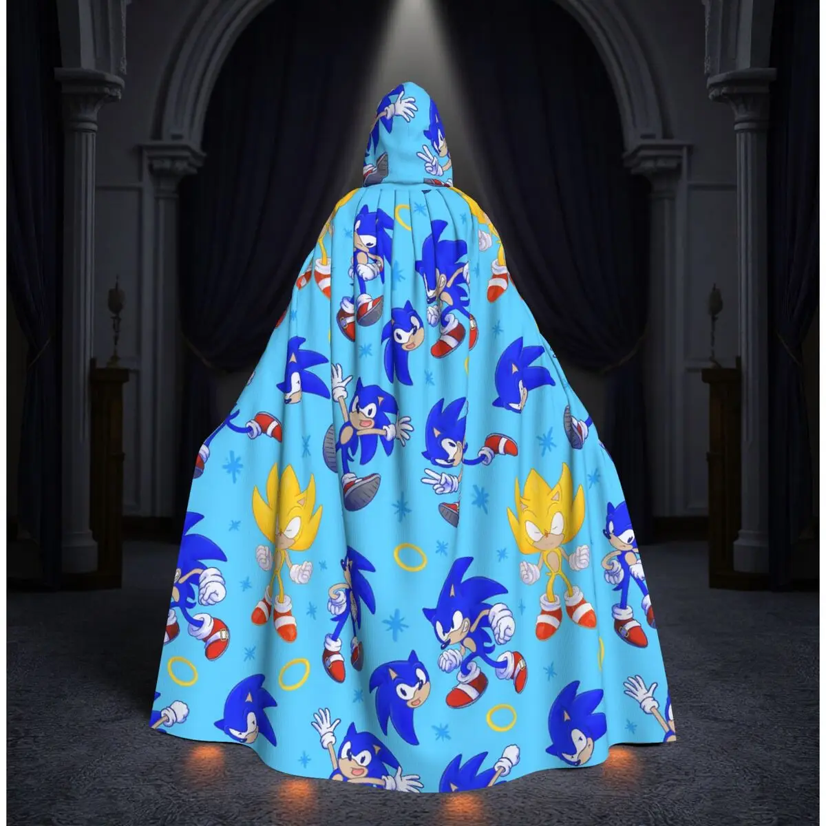 S O N I C Long Hooded Cloak Witch Medieval Costume Cosplay Cape HalloweenVampire Adult Unisex
S O N I C Long Hooded Cloak Witch Medieval Costume Cosplay Cape HalloweenVampire Adult Unisex