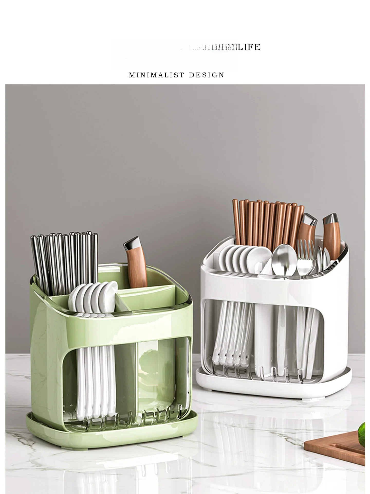Tlife Kitchen Utensil Holder Drainage Rack Spoon Chopstick Storage Box Plastic Material Chinese Style Organizer
Tlife Kitchen Utensil Holder Drainage Rack Spoon Chopstick Storage Box Plastic Material Chinese Style Organizer