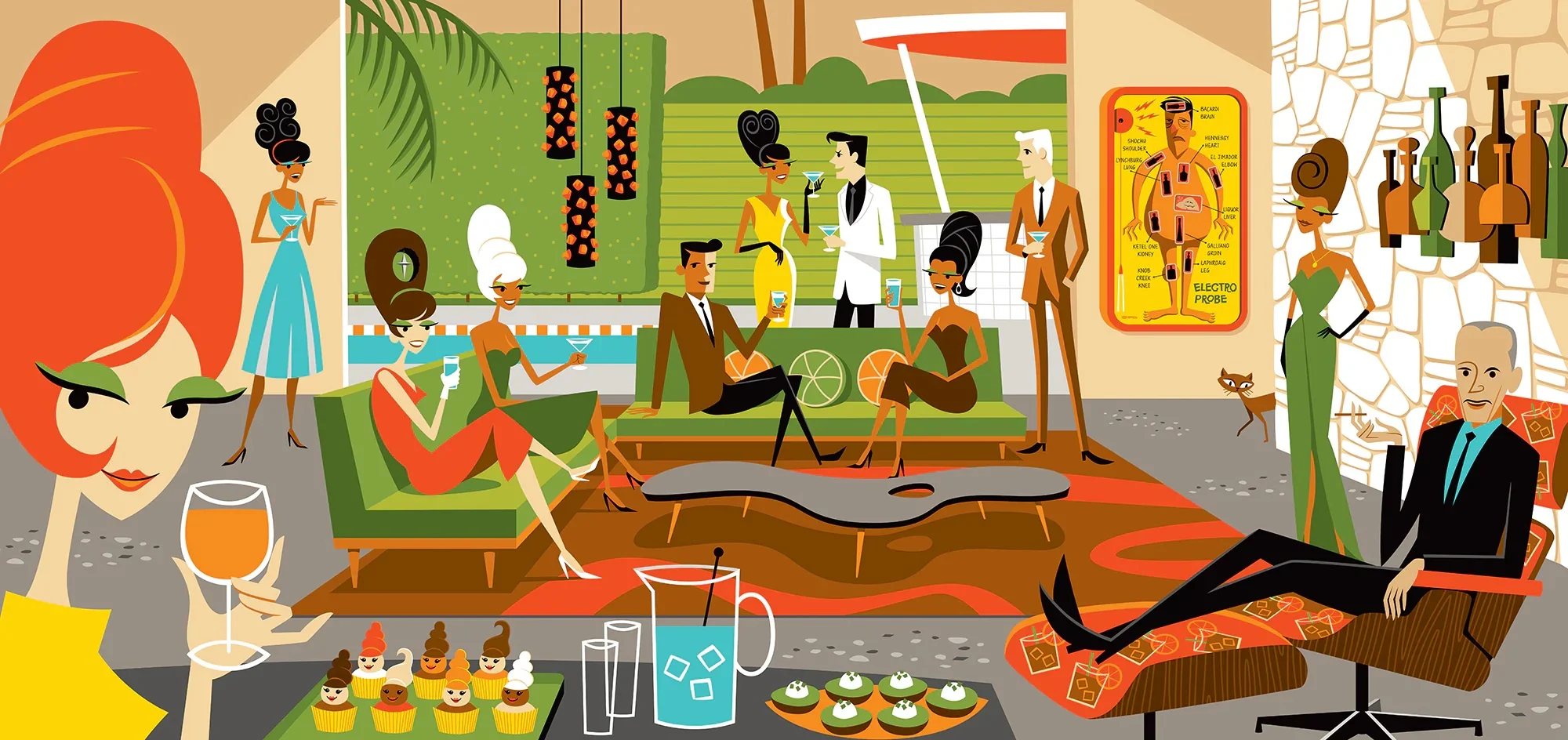 Josh Agle The First Annual Meeting of the Society for Architectural Print Art Canvas Poster, Living Room Deco, Home Wall Picture
Josh Agle The First Annual Meeting of the Society for Architectural Print Art Canvas Poster, Living Room Deco, Home Wall Picture