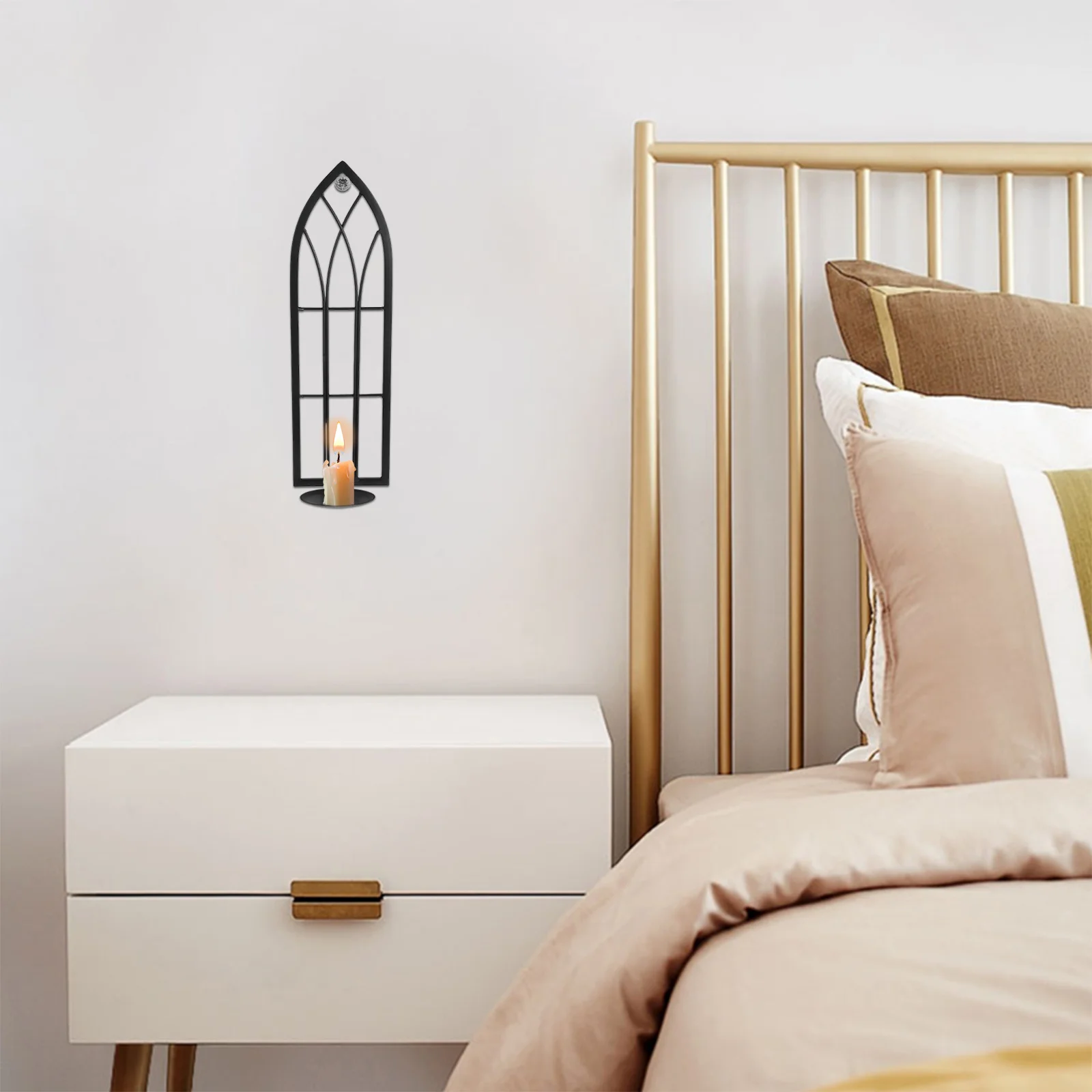 Home Decor Wall Hanging Holder for Decorate Candlesticks Holders Stands Black Candleholder
Home Decor Wall Hanging Holder for Decorate Candlesticks Holders Stands Black Candleholder