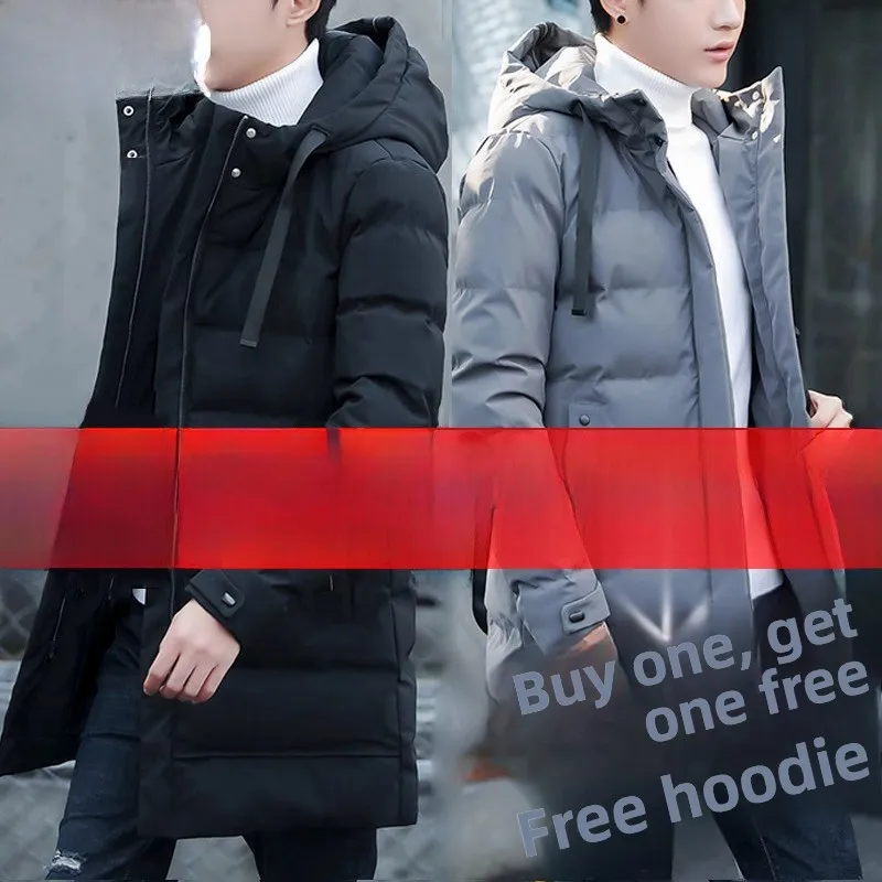 Мужское хлопковое пуховое пальто средней длины Thiened с капюшоном, модная новинка 2025 года, повседневная одежда, полиэфирное волокно
Мужское хлопковое пуховое пальто средней длины Thiened с капюшоном, модная новинка 2025 года, повседневная одежда, полиэфирное волокно