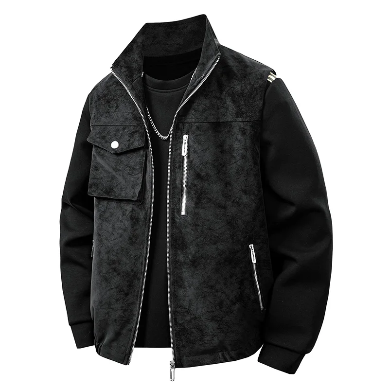 Faionable Zipper Leisure Vest for Teens And Young Adults Pure Color Stand Collar Men's Sle Spring 2026 PU Leather Jaet
Faionable Zipper Leisure Vest for Teens And Young Adults Pure Color Stand Collar Men's Sle Spring 2026 PU Leather Jaet