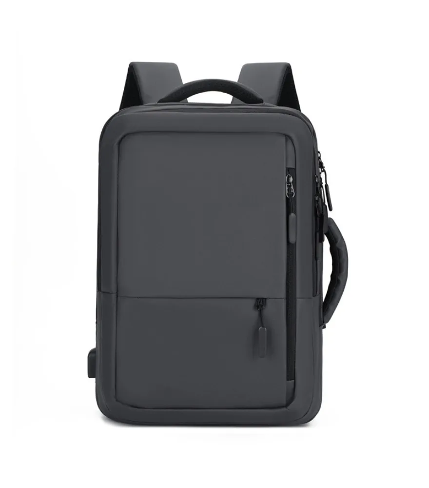 Mint green slim laptop backpack black edge zipper trim dual front layered pockets side hidden USB port smooth waterproof fabric
Mint green slim laptop backpack black edge zipper trim dual front layered pockets side hidden USB port smooth waterproof fabric