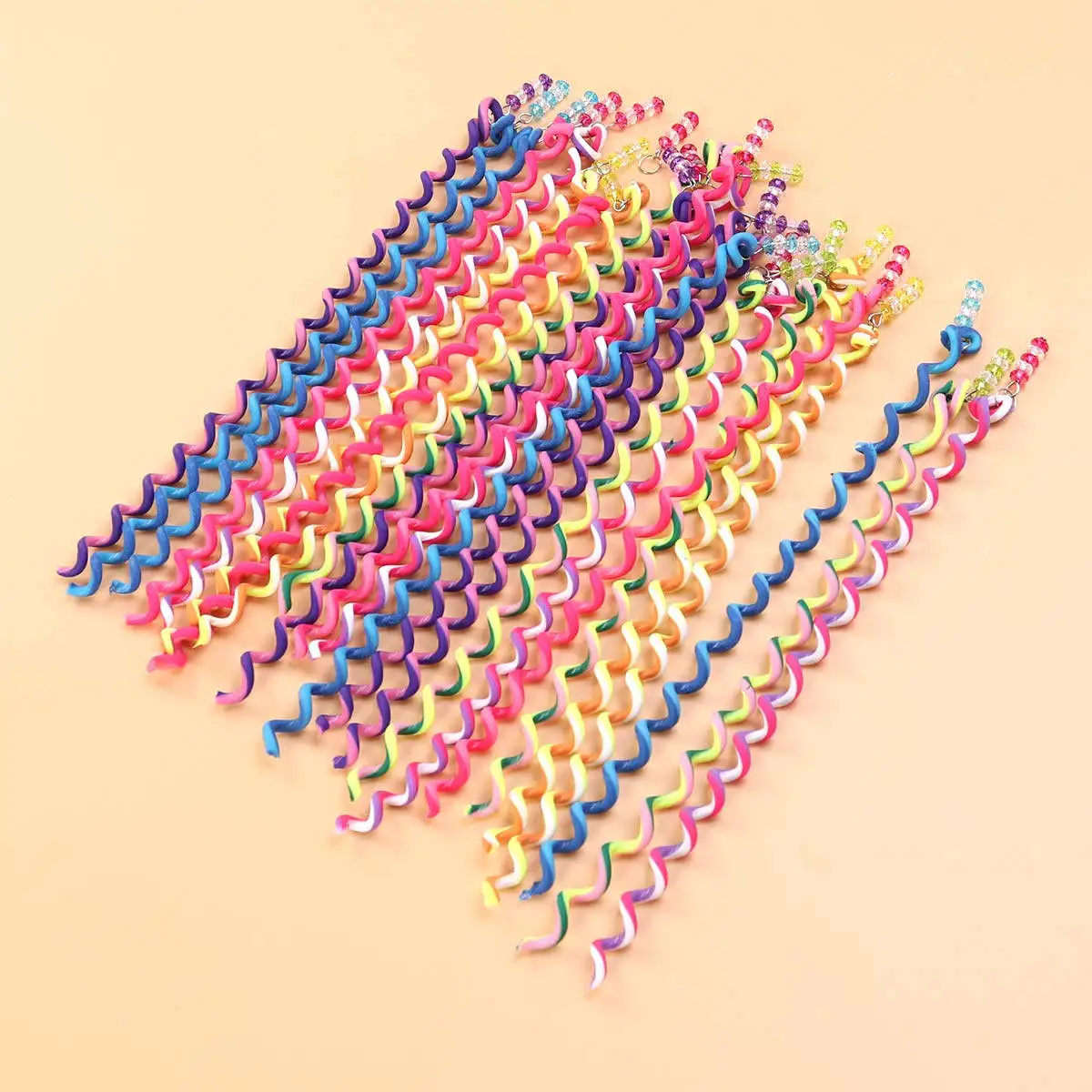 24Pcs Girls Women Rainbow Hair Braider Roller Curler Clip Set Easy Use Hairstyling Tool for Straight Curly Thick Thin Hair Fun
24Pcs Girls Women Rainbow Hair Braider Roller Curler Clip Set Easy Use Hairstyling Tool for Straight Curly Thick Thin Hair Fun