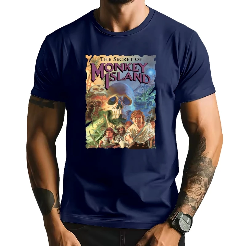 Мужская футболка с коротким рукавом Monkey Island Unisex T Shirt Женская футболка
Мужская футболка с коротким рукавом Monkey Island Unisex T Shirt Женская футболка