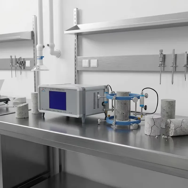 STDM-3 Digital Concrete Elastic Modulus Testing Apparatus Used to Measure Elastic Modulus of Concrete Prism Cylinder Specimen
STDM-3 Digital Concrete Elastic Modulus Testing Apparatus Used to Measure Elastic Modulus of Concrete Prism Cylinder Specimen