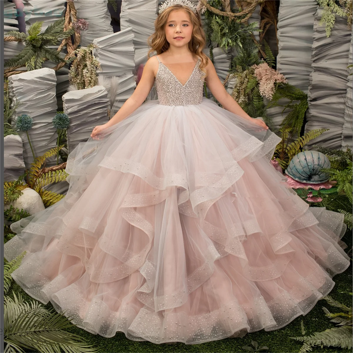 Purple Lace Appliqued Flower Girl Dress Wedding Bow Beaded Tulle Evening Party Children Princess Pageant Gowns Birthday Dresses
Purple Lace Appliqued Flower Girl Dress Wedding Bow Beaded Tulle Evening Party Children Princess Pageant Gowns Birthday Dresses
