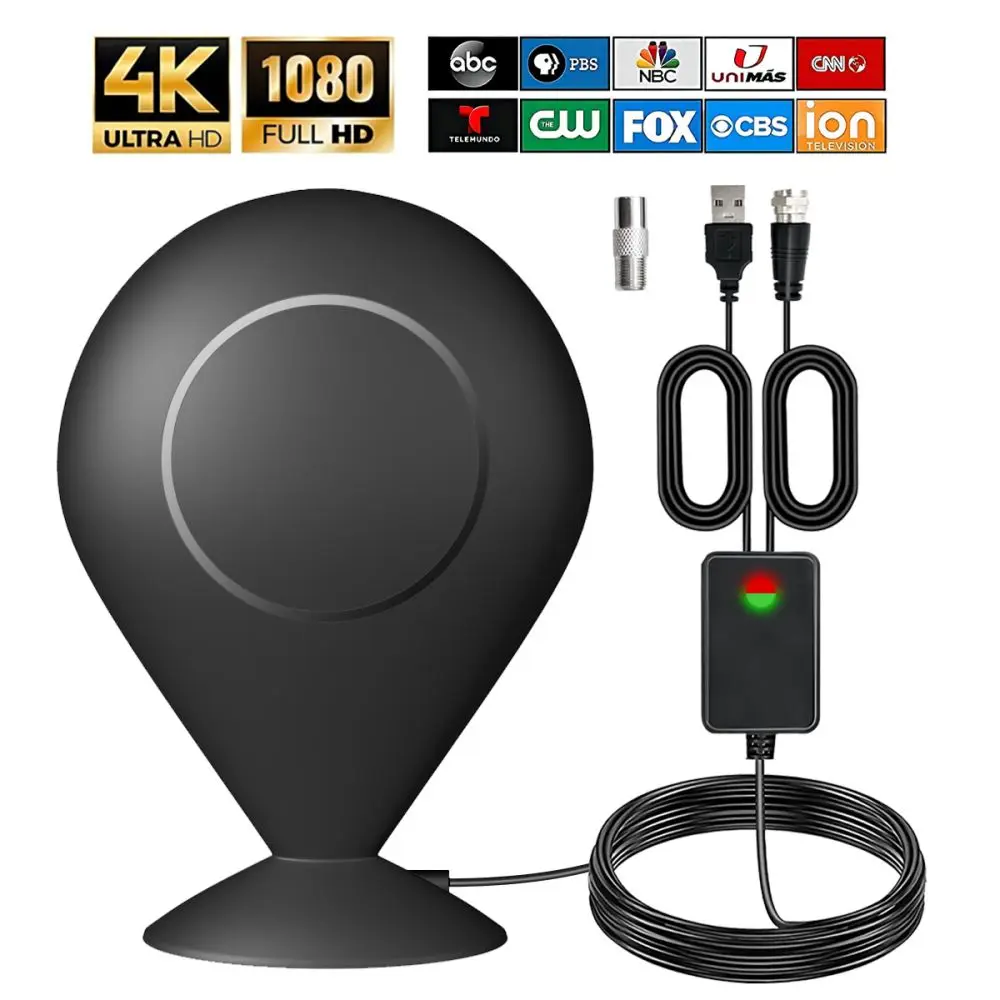 2025 New Digital TV Antenna Booster Signal Amplifier 50-80 Miles European and American 4K High Definition Antenna
2025 New Digital TV Antenna Booster Signal Amplifier 50-80 Miles European and American 4K High Definition Antenna