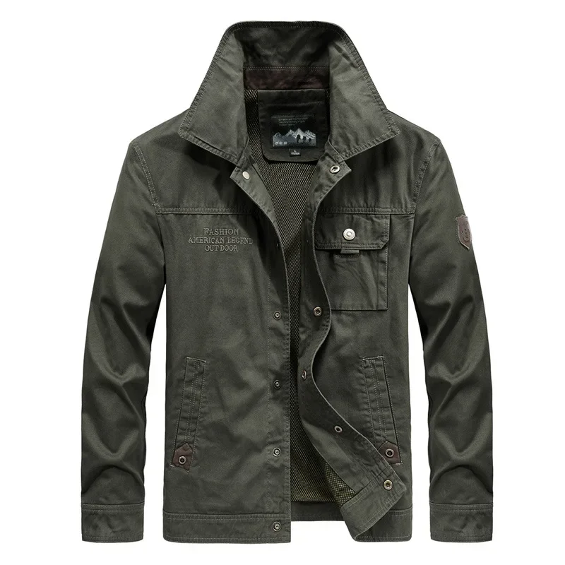 Pilot Cargo Jackets Male Trend Jacket for Men Clothing Bomber Coat Tactics Jacket Men Autumn Spring Plus Size outdoor
Pilot Cargo Jackets Male Trend Jacket for Men Clothing Bomber Coat Tactics Jacket Men Autumn Spring Plus Size outdoor