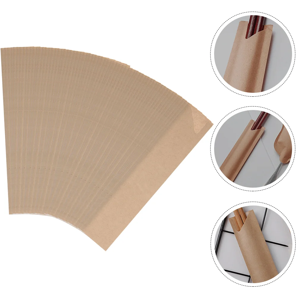 300 Pcs Chopstick Paper Cutlery Holder Rack Wrapping One Time Chopsticks Sleeve Bags Packing Sleeves Decorate Travel
300 Pcs Chopstick Paper Cutlery Holder Rack Wrapping One Time Chopsticks Sleeve Bags Packing Sleeves Decorate Travel