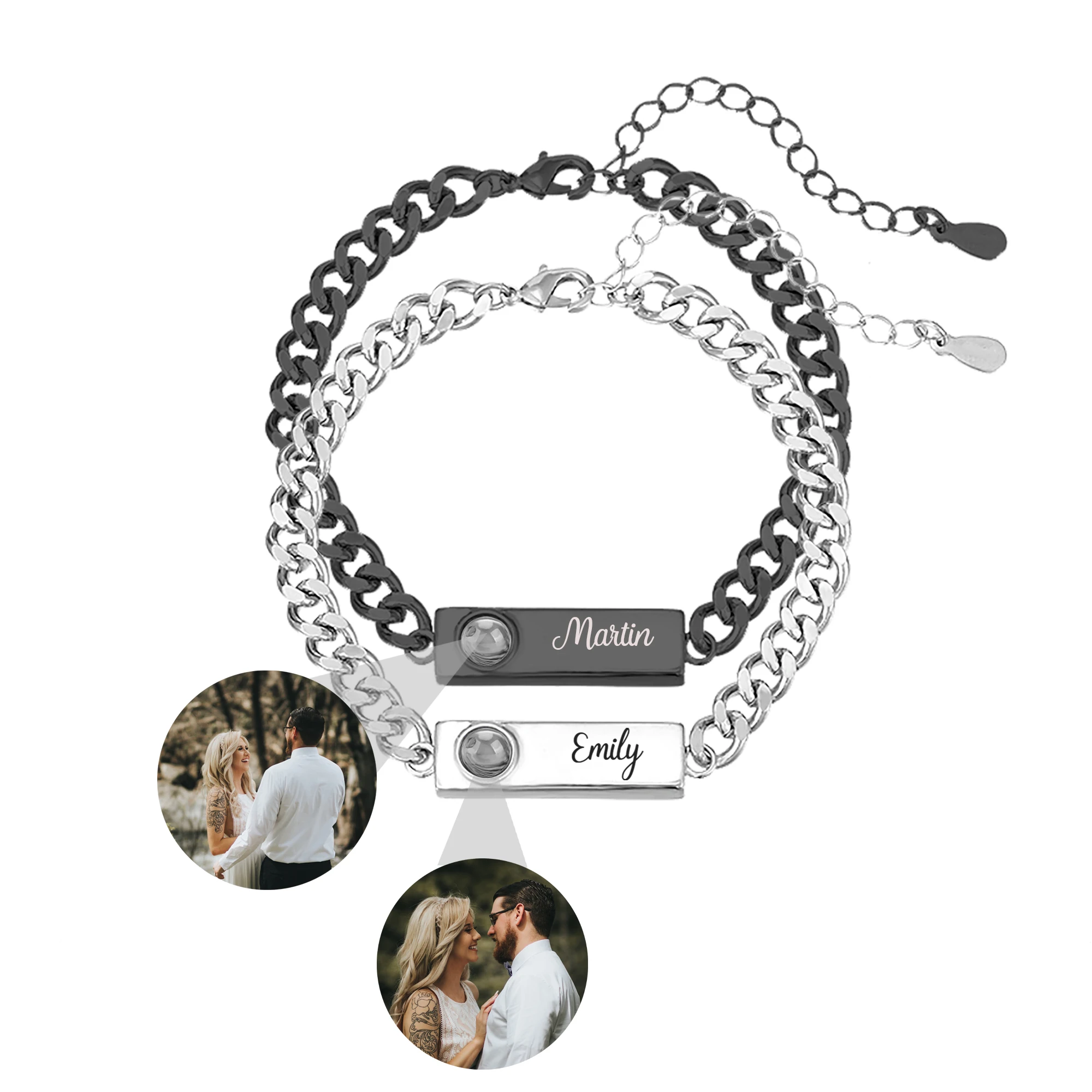 Personalized Engraved Name Bracelet for Couple Custom Photo Projection Bracelets Trendy Jewelry 100 Language I Love You Bracelet
Personalized Engraved Name Bracelet for Couple Custom Photo Projection Bracelets Trendy Jewelry 100 Language I Love You Bracelet