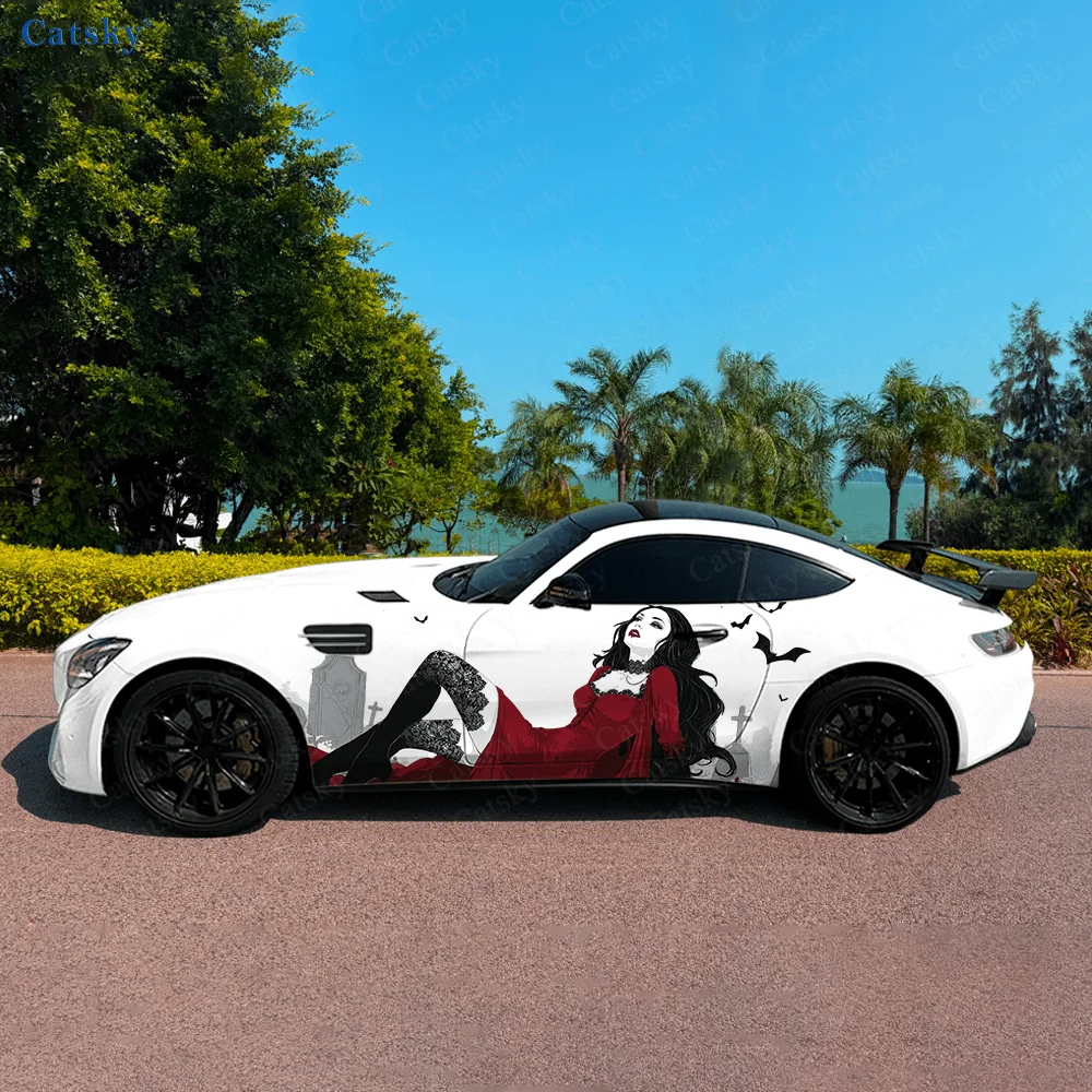 Vampire Witch Cemetery Car Vinyl Wraps Decal Self-adhesive PVC Sticker Suitable for Trucks SUV Decoration Auto Accessories Gift
Vampire Witch Cemetery Car Vinyl Wraps Decal Self-adhesive PVC Sticker Suitable for Trucks SUV Decoration Auto Accessories Gift