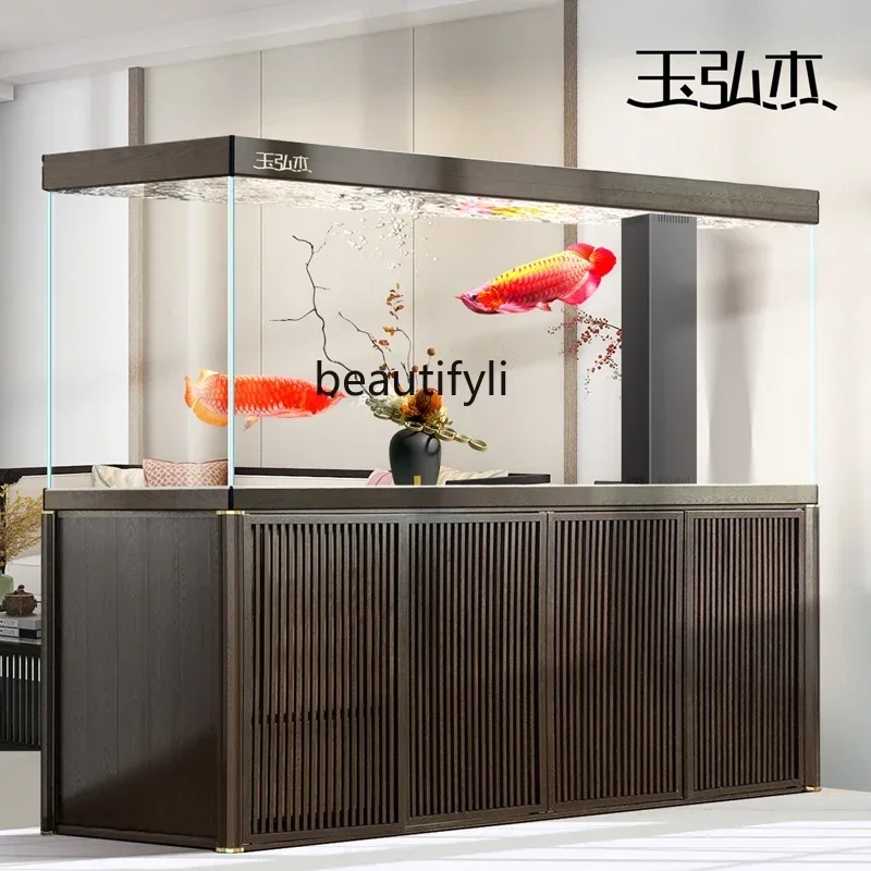 Large living room arowana tank ultra-white glass bottom filter aluminum alloy aquarium free of water changeHY
Large living room arowana tank ultra-white glass bottom filter aluminum alloy aquarium free of water changeHY