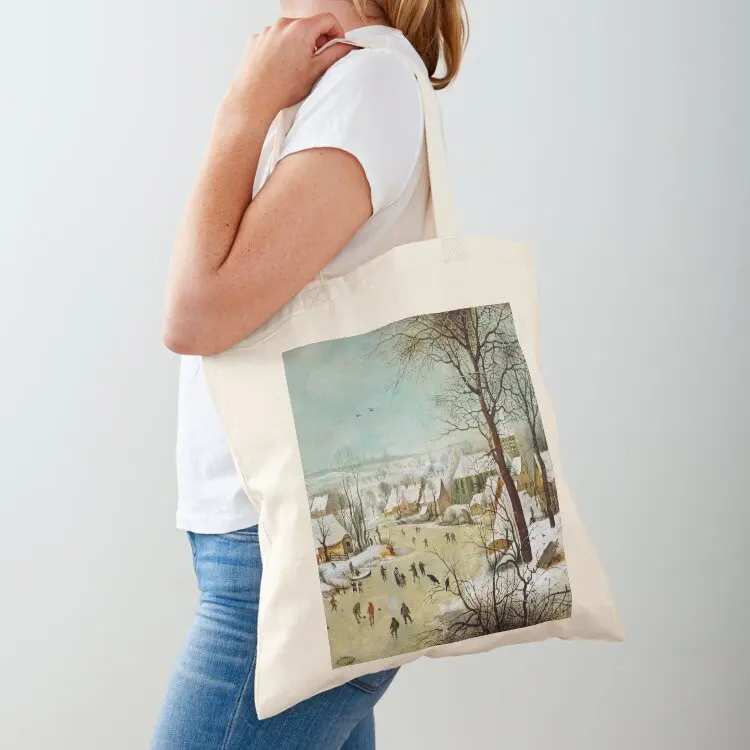 Pieter Bruegel the Elder - Winter Landscape with a Bird Trap Tote Bag Beach bag foldable reusable bag
Pieter Bruegel the Elder - Winter Landscape with a Bird Trap Tote Bag Beach bag foldable reusable bag