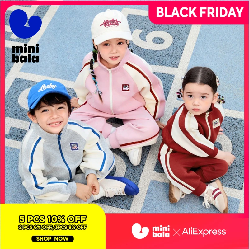Mini Bala Long Sleeve Set in School Style for Boys and Girls Children's Fashionable Long Trousers Two-piece Set 2025 New Spring
Mini Bala Long Sleeve Set in School Style for Boys and Girls Children's Fashionable Long Trousers Two-piece Set 2025 New Spring