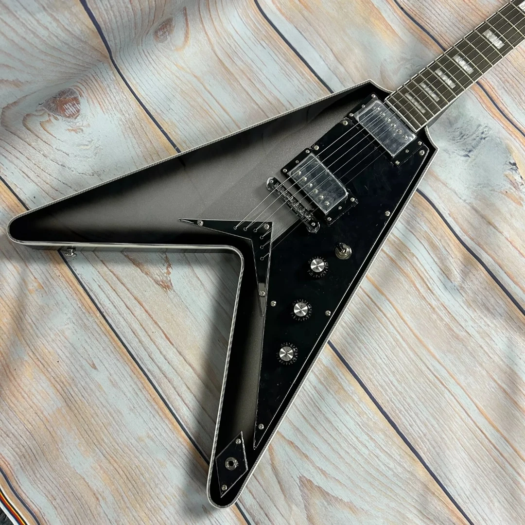 Fly-V Electric Guitar Mahogany Body Rosewood Fretboard Tune-O-Matic Bridge free shipping
Fly-V Electric Guitar Mahogany Body Rosewood Fretboard Tune-O-Matic Bridge free shipping