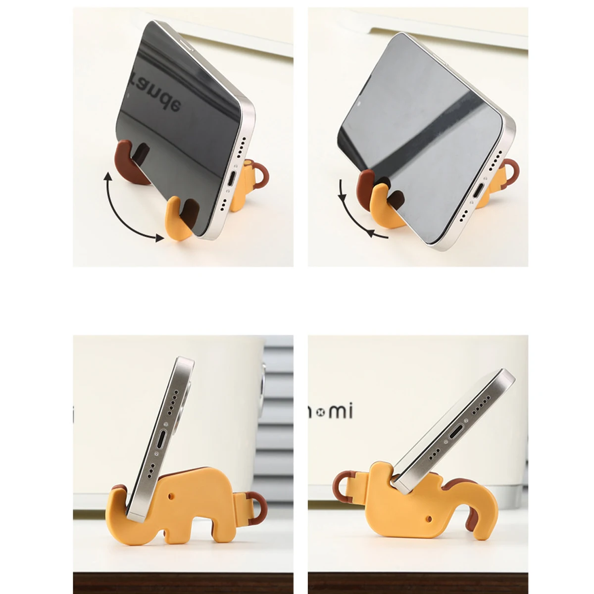 Creative portable Mobile phone holder cartoon elephant desktop foldable lazy mini fixed holder student phone holder Random Color
Creative portable Mobile phone holder cartoon elephant desktop foldable lazy mini fixed holder student phone holder Random Color