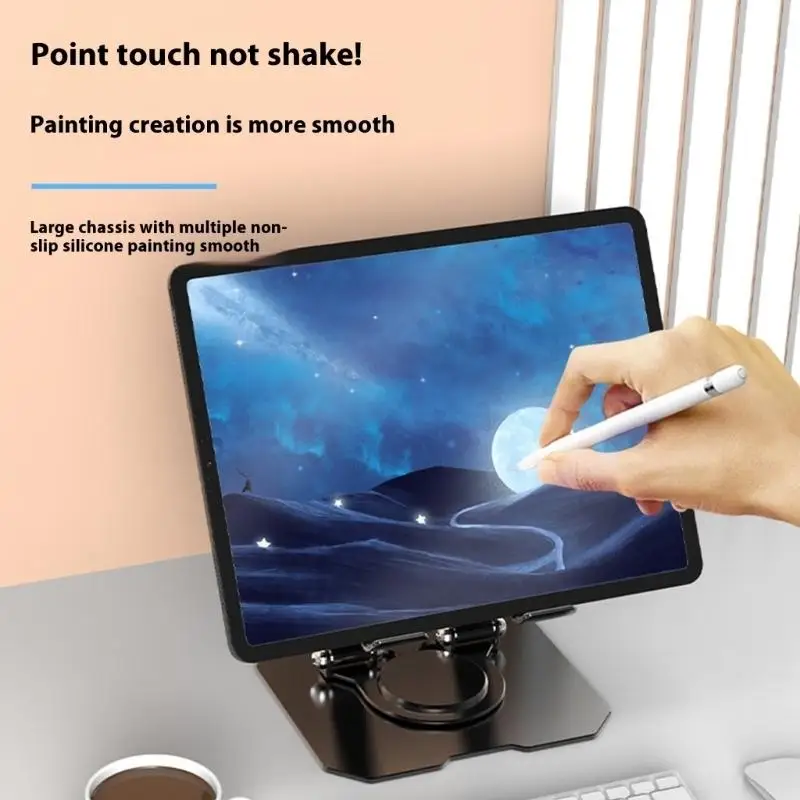 652F Heavy Duty Tablets Phone Stand Rotating Swiveling Base Slip proof Silicone Pad
652F Heavy Duty Tablets Phone Stand Rotating Swiveling Base Slip proof Silicone Pad