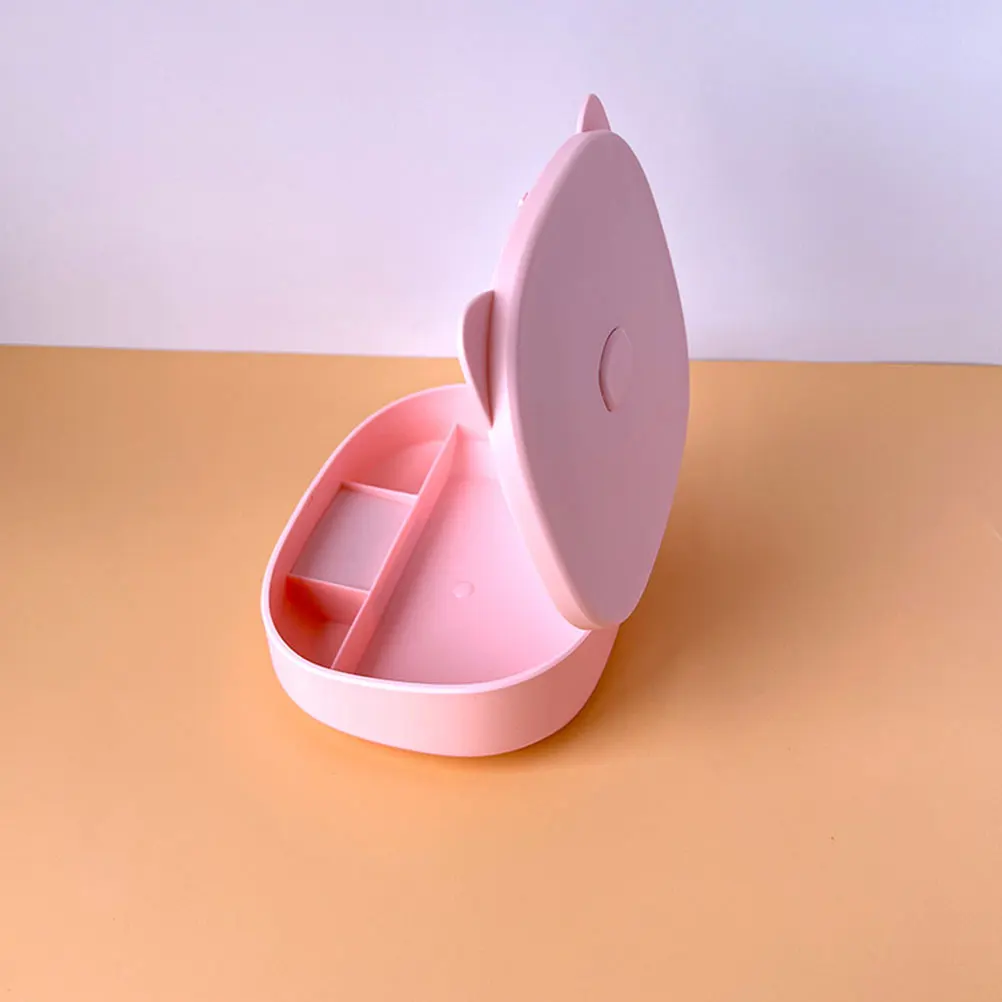 Cartoon Cat Ears Jewelry Storage Box Plastic Durable Necklace Earrings ganizer Compact Space Saving Multi grid Home Decor
Cartoon Cat Ears Jewelry Storage Box Plastic Durable Necklace Earrings ganizer Compact Space Saving Multi grid Home Decor