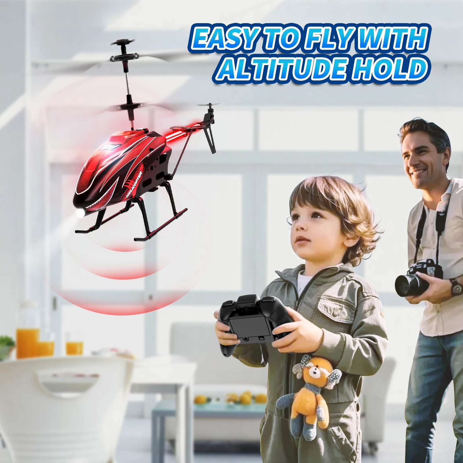 DWi Remote Control RC Helicopter with Gyro Altitude Hold Drone 3.5 Channel Aircraft Indoor Flying Kid Toy Gift for Boys Girl
DWi Remote Control RC Helicopter with Gyro Altitude Hold Drone 3.5 Channel Aircraft Indoor Flying Kid Toy Gift for Boys Girl