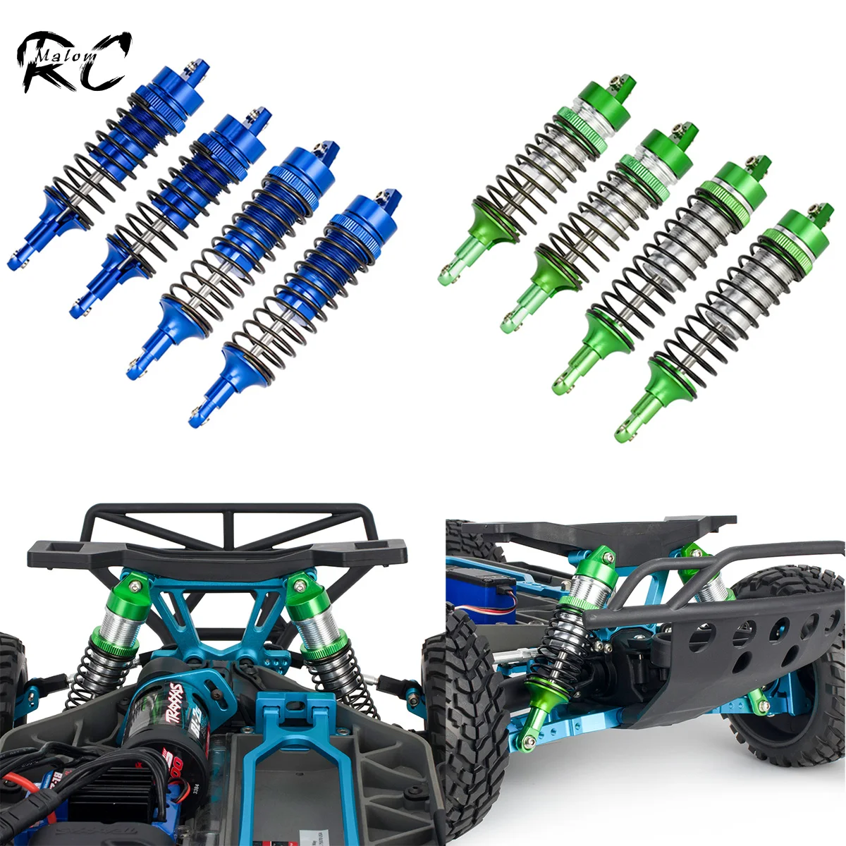 RC Car Aluminum Alloy Shock Absorber Set for Traxxas 1/10 Slash 4x4 2WD Rustler Stampede Front & Rear Upgrade Parts
RC Car Aluminum Alloy Shock Absorber Set for Traxxas 1/10 Slash 4x4 2WD Rustler Stampede Front & Rear Upgrade Parts