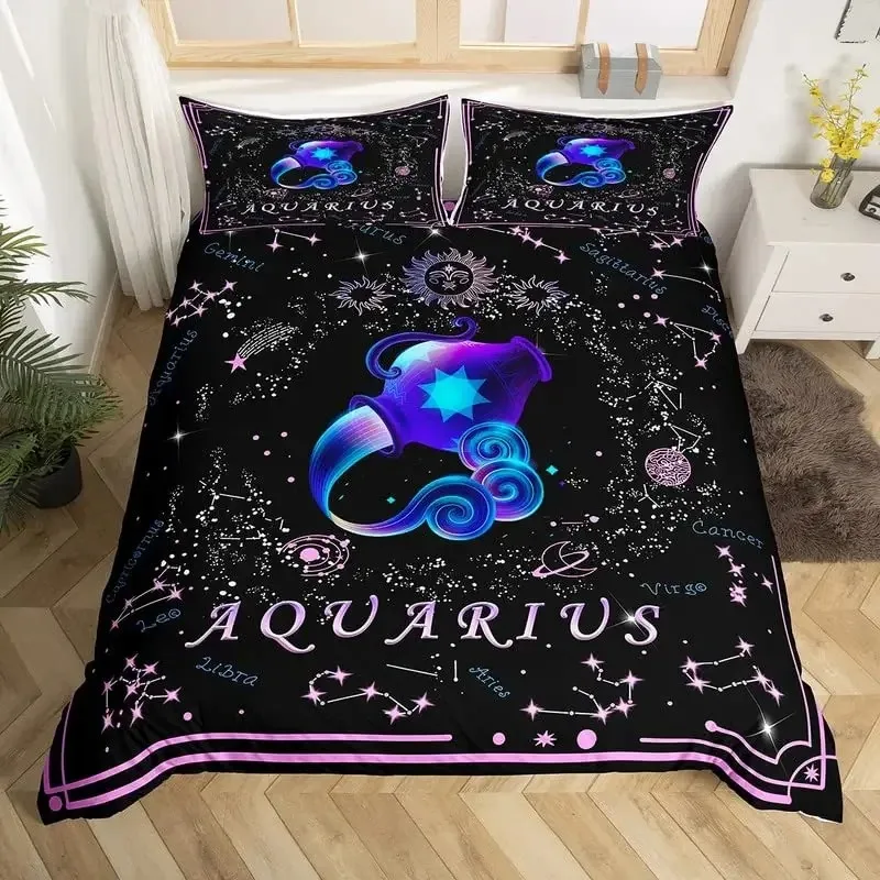 Gemini King Queen Duvet Cover Constellation Horoscope Comforter Cover Astrology Galaxy Bedding Set Star Polyester Quilt Cover 
Gemini King Queen Duvet Cover Constellation Horoscope Comforter Cover Astrology Galaxy Bedding Set Star Polyester Quilt Cover