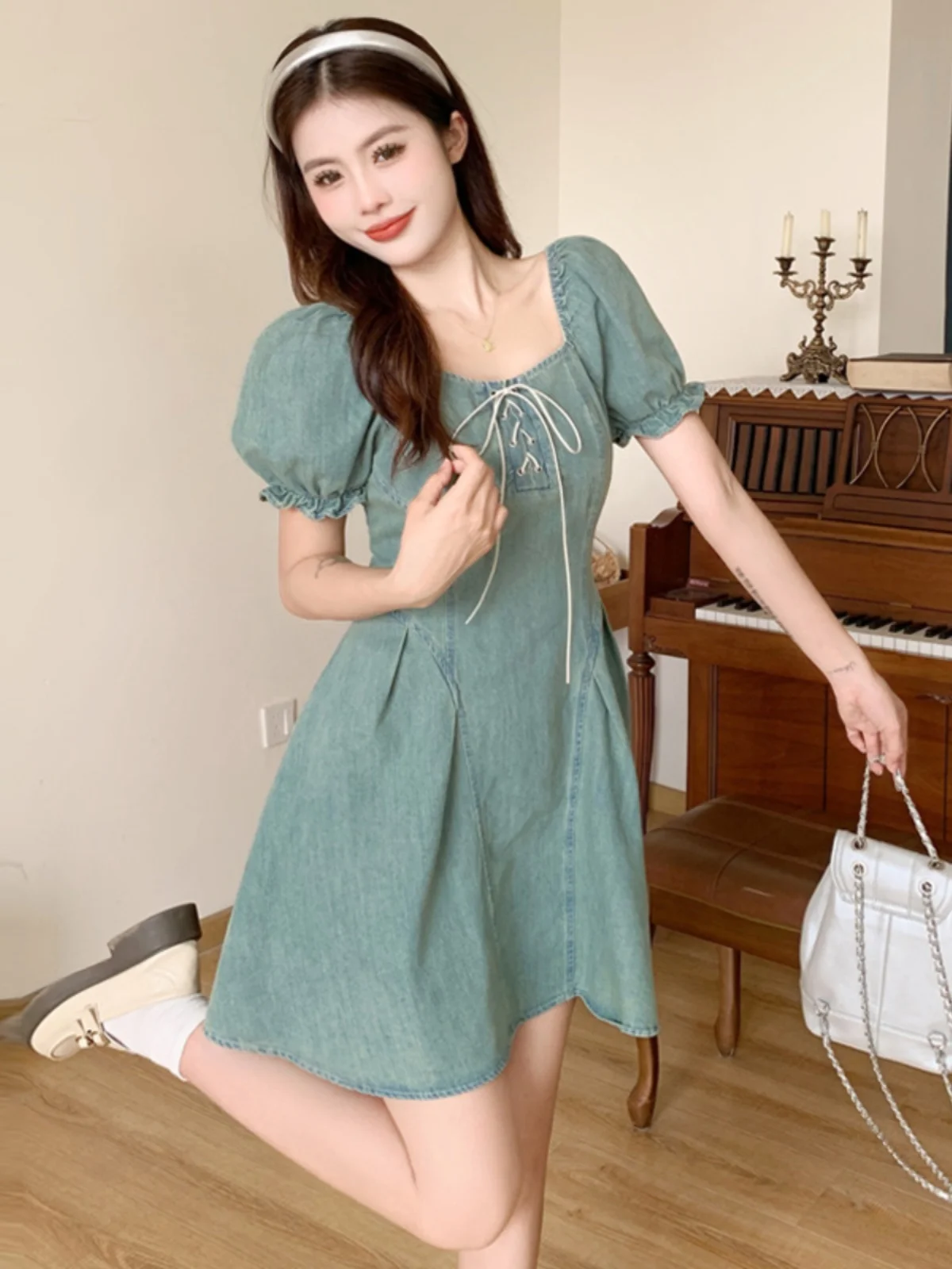 plus Size Women's Summer Dr Waist Cinching Slimming A-Line Skirt Hidden Meat Denim Dr Casual High Waist ort Sve
plus Size Women's Summer Dr Waist Cinching Slimming A-Line Skirt Hidden Meat Denim Dr Casual High Waist ort Sve