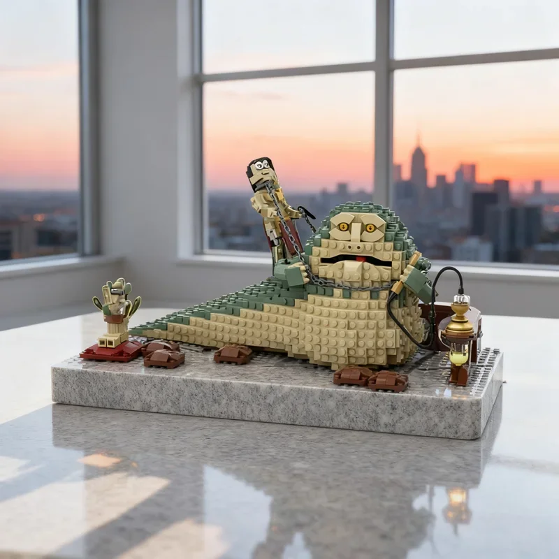 1766 деталей MOC: Конструктор «Звездные войны: Джабба Хатт и принцесса Лея» — развивающая игрушка для сборки, творческий набор, идеальный подарок на Рождество
1766 деталей MOC: Конструктор «Звездные войны: Джабба Хатт и принцесса Лея» — развивающая игрушка для сборки, творческий набор, идеальный подарок на Рождество