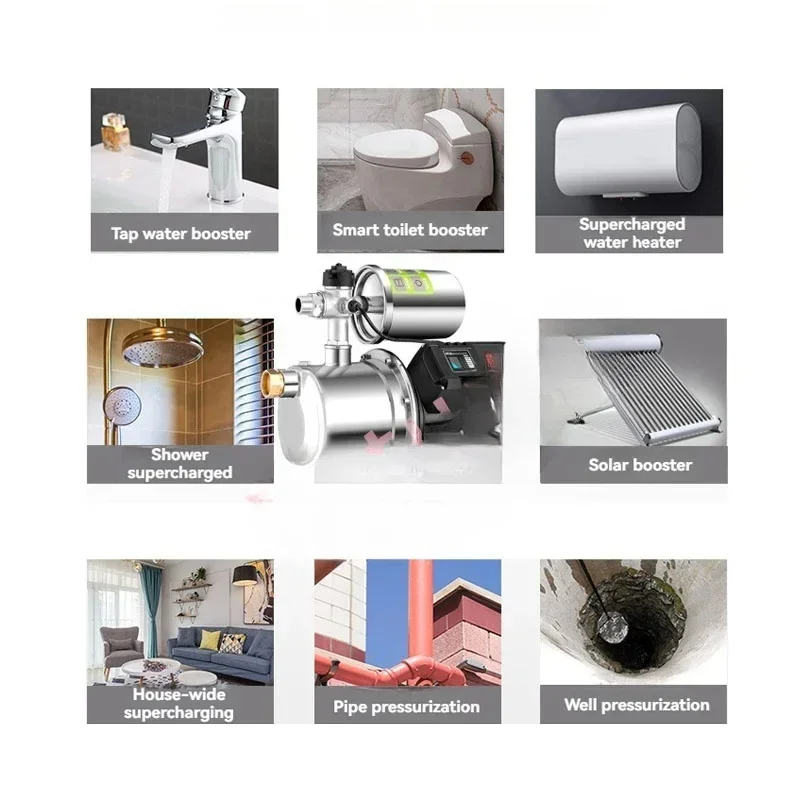 High-Power 220V Fully Automatic Self-Primming Booster Pump for Household Solar Water Pipeline Pressurization
High-Power 220V Fully Automatic Self-Primming Booster Pump for Household Solar Water Pipeline Pressurization