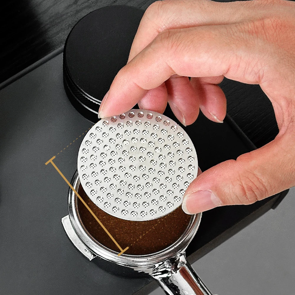 51/53/58MM Coffee Secondary Water Distribution Net Stainless Steel Handle Filter Espresso Powder Bowl Extraction Coffee Filter
51/53/58MM Coffee Secondary Water Distribution Net Stainless Steel Handle Filter Espresso Powder Bowl Extraction Coffee Filter