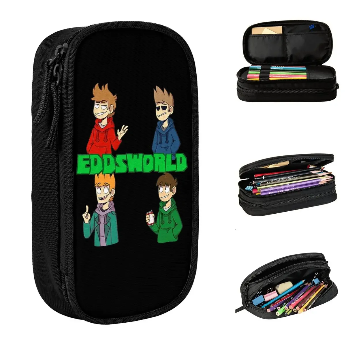 Eddsworld Anime Cartoon Pen Box Double Layer Large-capacity For School Pencilcase Birthday Gift
Eddsworld Anime Cartoon Pen Box Double Layer Large-capacity For School Pencilcase Birthday Gift