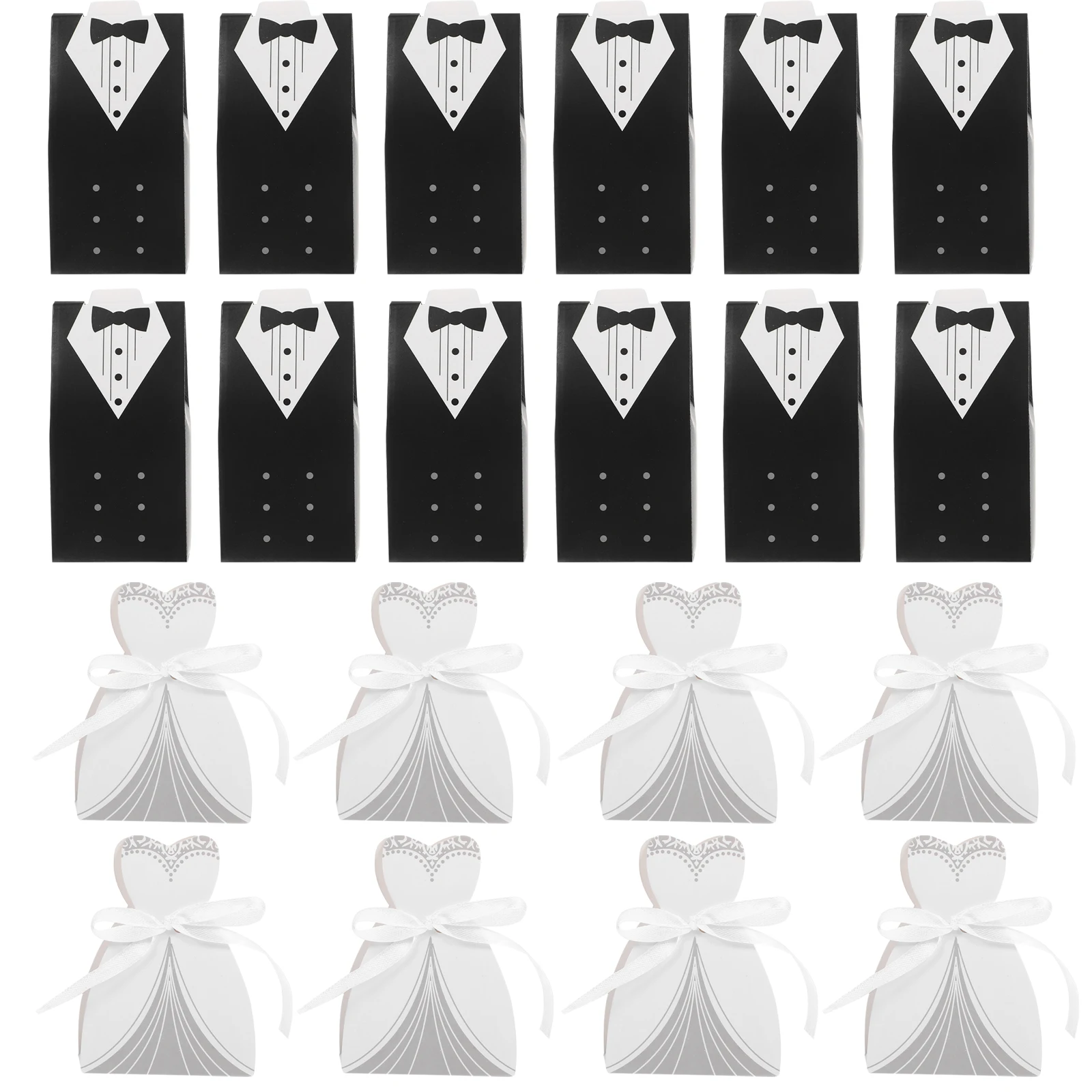 100pcs Double-breasted Dress Candy Box Bride Groom Treat Container Party Favor Storage Cases Wedding Gift Packaging Boxes
100pcs Double-breasted Dress Candy Box Bride Groom Treat Container Party Favor Storage Cases Wedding Gift Packaging Boxes