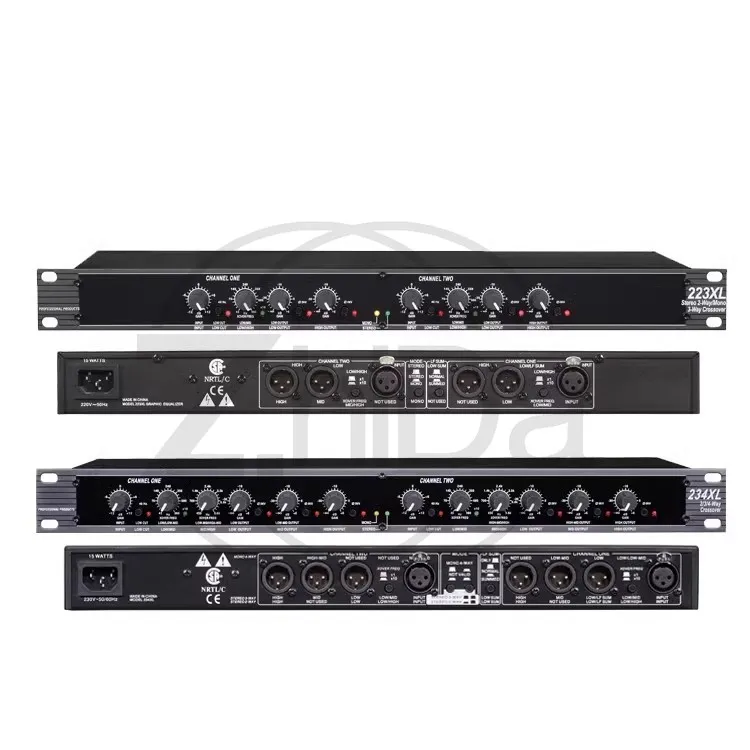 Frequency divider 234XL/234XS/223XL/223XS professional two three four high school subwoofer electronic frequency divider
Frequency divider 234XL/234XS/223XL/223XS professional two three four high school subwoofer electronic frequency divider
