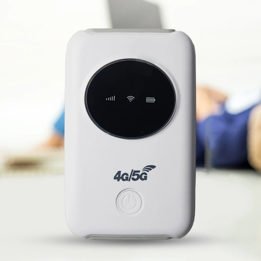 4G/5G Router Portable Wireless LTE WiFi Modem 3200mAh 4G 150Mbps Wireless Router Wide Coverage with SIM Card Slot 10 WiFi Users
4G/5G Router Portable Wireless LTE WiFi Modem 3200mAh 4G 150Mbps Wireless Router Wide Coverage with SIM Card Slot 10 WiFi Users