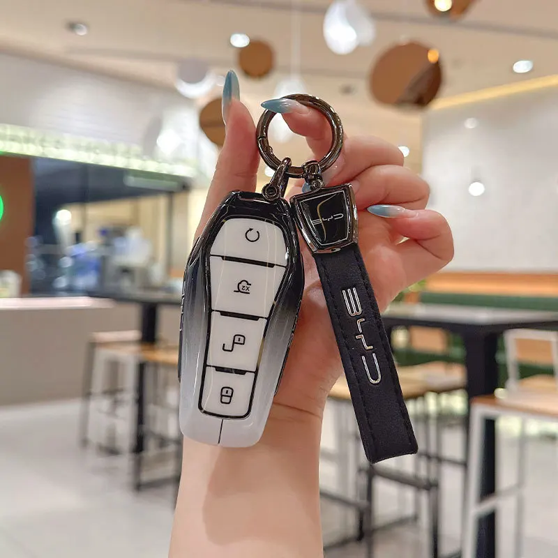 Premium Zinc Alloy Key Cover Case for BYD Yuan Plus Luxury Edition (2024) - Protective Key Fob Shell Key Bag Chain
Premium Zinc Alloy Key Cover Case for BYD Yuan Plus Luxury Edition (2024) - Protective Key Fob Shell Key Bag Chain