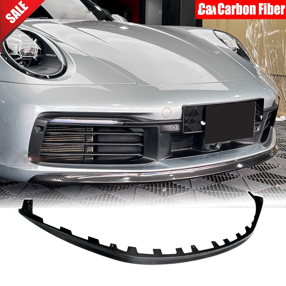 For Porsche 911 992 Carrera Turbo S 2019-2024 Carbon Front Bumper Lip Spoiler Splitter
For Porsche 911 992 Carrera Turbo S 2019-2024 Carbon Front Bumper Lip Spoiler Splitter