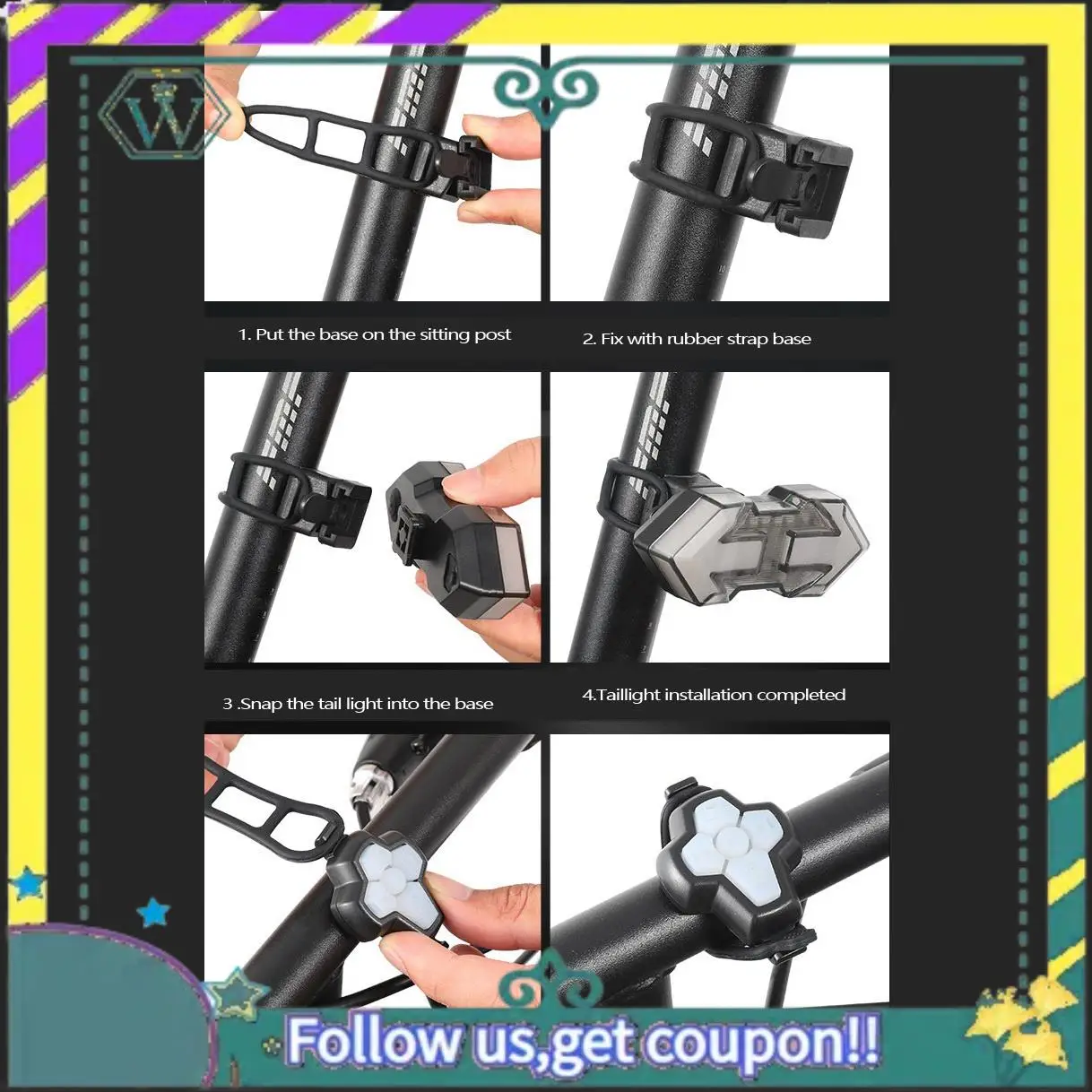 A82U-Rear Lamp Smart Bike Wireless Remote Turn Signal Lights Bicycle LED Taillight Easily Installation Personal Bicycle Parts
A82U-Rear Lamp Smart Bike Wireless Remote Turn Signal Lights Bicycle LED Taillight Easily Installation Personal Bicycle Parts