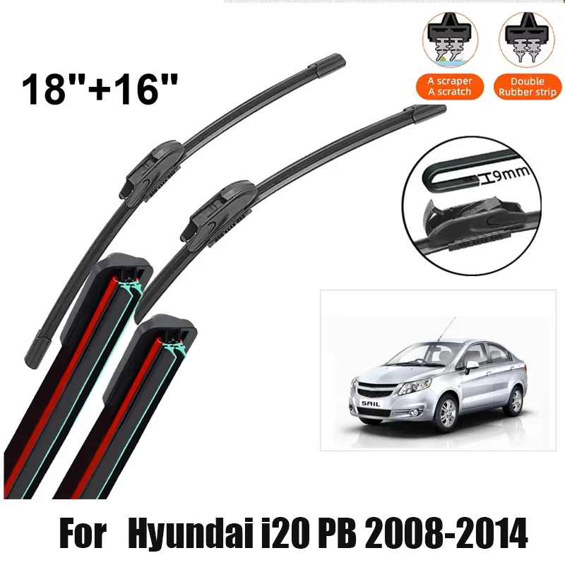 Car Wiper for Chevrolet Sail 2010-2013 18" + 16" Front Wiper Blades Brushes Cutter Accessories Mute 2010 2011 2012 2013
Car Wiper for Chevrolet Sail 2010-2013 18" + 16" Front Wiper Blades Brushes Cutter Accessories Mute 2010 2011 2012 2013