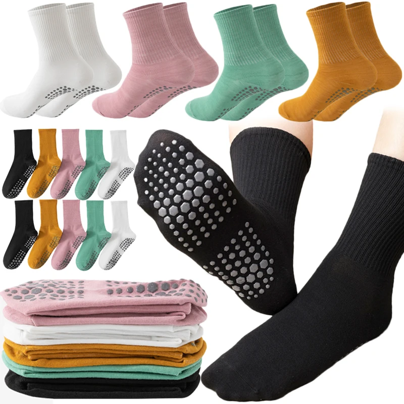 Gym Floor Socks Yoga Stocking Cotton Mid-tube Bottom Professional Non-slip Silicone Indoor Fitness Sock Dance Pilates Sports Sox
Gym Floor Socks Yoga Stocking Cotton Mid-tube Bottom Professional Non-slip Silicone Indoor Fitness Sock Dance Pilates Sports Sox